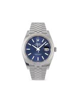 Rolex montre Datejust 41 mm non portée (2023) - BLUE - thumbnail