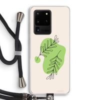 Beleaf in you: Samsung Galaxy S20 Ultra Transparant Hoesje met koord
