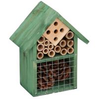 Lifetime Garden Insectenhotel - groen - 16 x 19 cm - Bijenhuis - hout