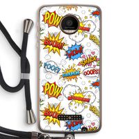 Pow Smack: Motorola Moto Z Force Transparant Hoesje met koord