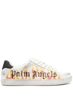 Palm Angels baskets Spray Paint - Blanc