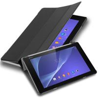 Cadorabo Tablet Hoesje geschikt voor Sony Xperia Tablet Z2 (10.1 inch) Case in SATIJN ZWART - Beschermhoes Cover Auto
