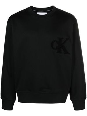 Calvin Klein Jeans sweat à patch logo - Noir