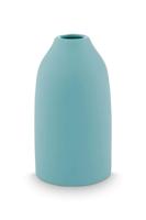 Pip Studio Vaas Keramiek Mat Blauw 20cm