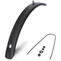 Eurofender voorspatbord Tempo Square 28" 65mm mat zwart