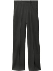 Burberry pantalon de costume en laine - Noir