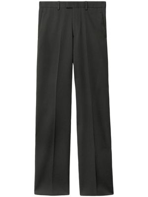 Burberry pantalon de costume en laine - Noir