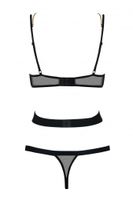 Obsessive Bondy Bodysuit Zwart Elastaan, Polyamide - thumbnail