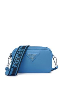 Prada petit sac à bandoulière en cuir - Bleu