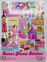 Van Der Doelen Topmodel sweet home stickers, 2 velletjes - 4833a2