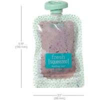 Herbruikbare waterflessen - INFANTINO - Verpakking van 25 - 100 g - Compatibel met Squeeze Station - BPA-, PVC- en ftalaatvrij