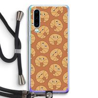 Croissant: Huawei P30 Transparant Hoesje met koord