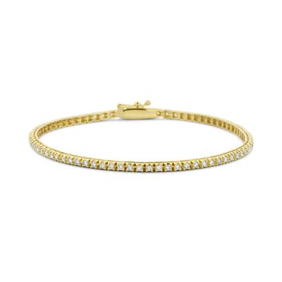 14k Gouden Tennisarmband met Diamant 1.00ct - 2 mm, 17,5 cm