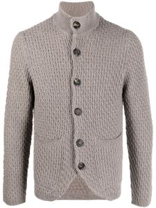 Canali cardigan en laine mérinos - Tons neutres