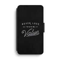 Never lose your value: iPhone XS Max Flip Hoesje