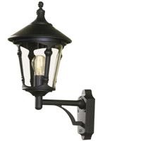 KonstSmide Klassieke muurlamp Virgo Up zwart 571-750