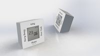 NeXtime NE-5190WI Alarmklok 7,4x4x7,4cm Metaal, Wit, 'Turn4Time' NeXtime NE-5190WI Alarmklok 7,4x4x7,4cm Metaal, Wit, 'Turn4Time'