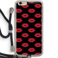Lips: iPhone 6 PLUS / 6S PLUS Transparant Hoesje met koord