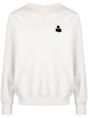 MARANT sweat Mike à logo imprimé - Gris