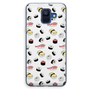 Sushi time: Samsung Galaxy A6 (2018) Transparant Hoesje