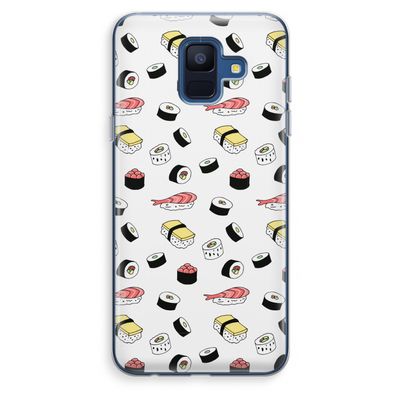 Sushi time: Samsung Galaxy A6 (2018) Transparant Hoesje