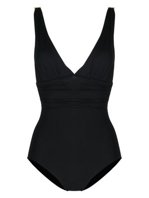 Melissa Odabash maillot de bain Panarea à col v - Noir