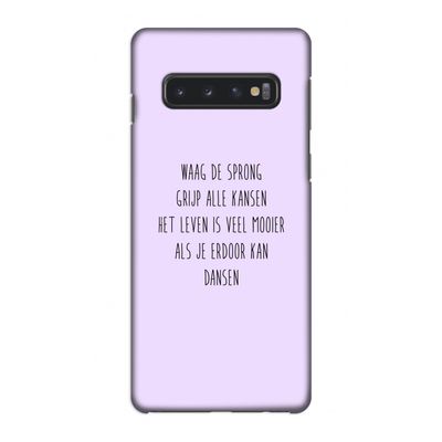 Sprong: Samsung Galaxy S10 4G Volledig Geprint Hoesje