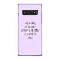 Sprong: Samsung Galaxy S10 4G Volledig Geprint Hoesje