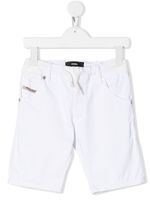 Diesel Kids short en denim - Blanc