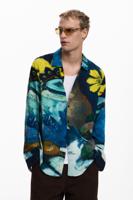 Overhemd met lange mouwen stilleven - BLUE - XL