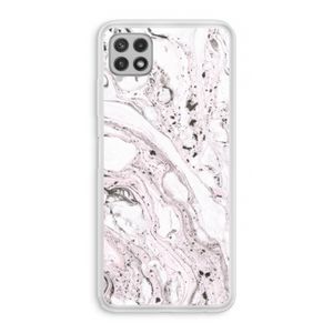 Mengelmoes: Samsung Galaxy A22 4G Transparant Hoesje