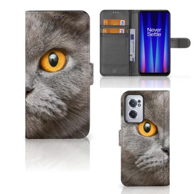 Telefoonhoesje | Met pasjeshouder | OnePlus Nord CE 2 Britse Korthaar