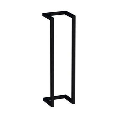 Handdoekenrek Sanilux 60x15x15cm Staal Mat Zwart