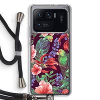 Papegaaien: Xiaomi Mi 11 Ultra Transparant Hoesje met koord