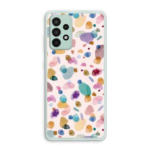 Terrazzo Memphis Pink: Samsung Galaxy A52s 5G Transparant Hoesje