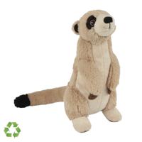 Pluche knuffeldier - stokstaartje - 23 cm - staand - Eco soft serie - speelgoed dieren - thumbnail