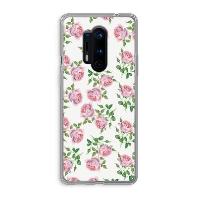 Kleine roosjes: OnePlus 8 Pro Transparant Hoesje