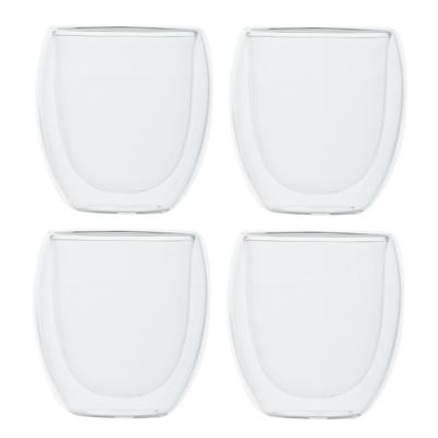 Cosy & Trendy Koffieglazen - 6x - dubbelwanzig - glas - 300 ml