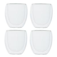 Cosy & Trendy Koffieglazen - 6x - dubbelwanzig - glas - 300 ml