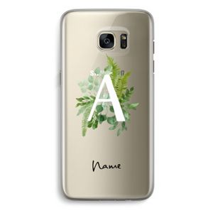 Green Brush: Samsung Galaxy S7 Edge Transparant Hoesje