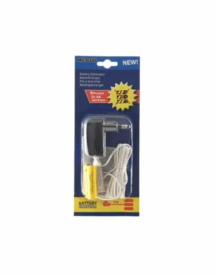 Batterij vervanger 3x aa wit