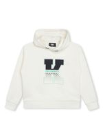 Karl Lagerfeld Kids hoodie à logo imprimé - Blanc