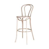 Fameg Vienna Thonet No. 18 houten barkruk whitewash - 75 cm - thumbnail