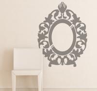 Muursticker rococo spiegel