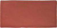Cifre Atlas Garnet wandtegel vintage look 7x15 cm rood mat