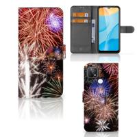 OPPO A15 | Wallet Case | met Pasjes | Vuurwerk