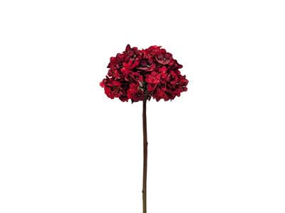 Kunstbloem hortensia 66 cm, rood - Buitengewoon de boet
