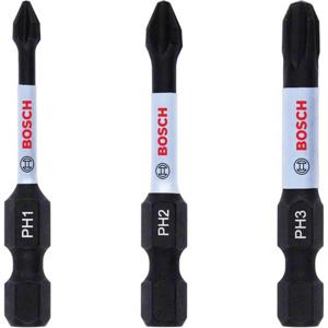 Bosch Accessories Bosch Power Tools 2608522491 Kruis-bit 3-delig Kruiskop Phillips