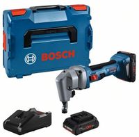 Bosch Blauw GNA 18V-16 E Accu Knabbelschaar | 1.400 min-1 | 2 x 4,0 Ah accu + snellader | In L-Boxx 0601529601 - thumbnail