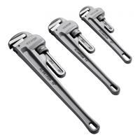 VEVOR 3-delige aluminium pijpsleutelset recht 10/14/18 inch loodgietersleutel